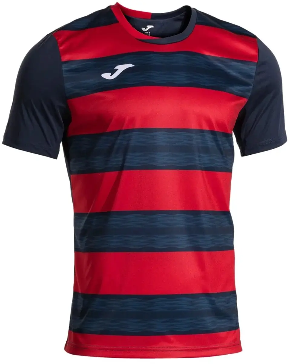 Joma Europa Vi T-shirt Met Korte Mouwen Rood,Blauw M Man