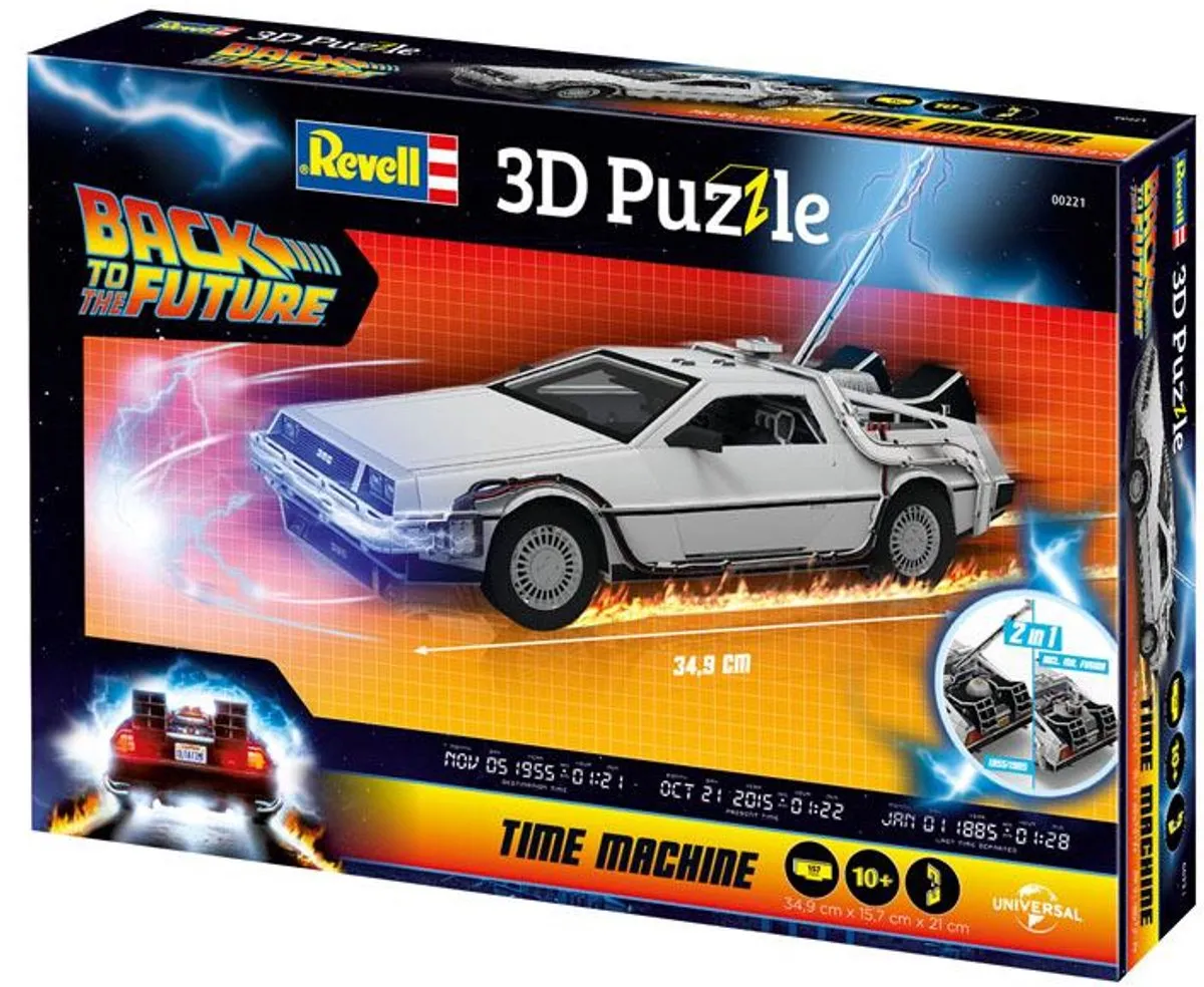 Revell DeLorean Back to the Future 3D Puzzel 157 Stuks - Multi