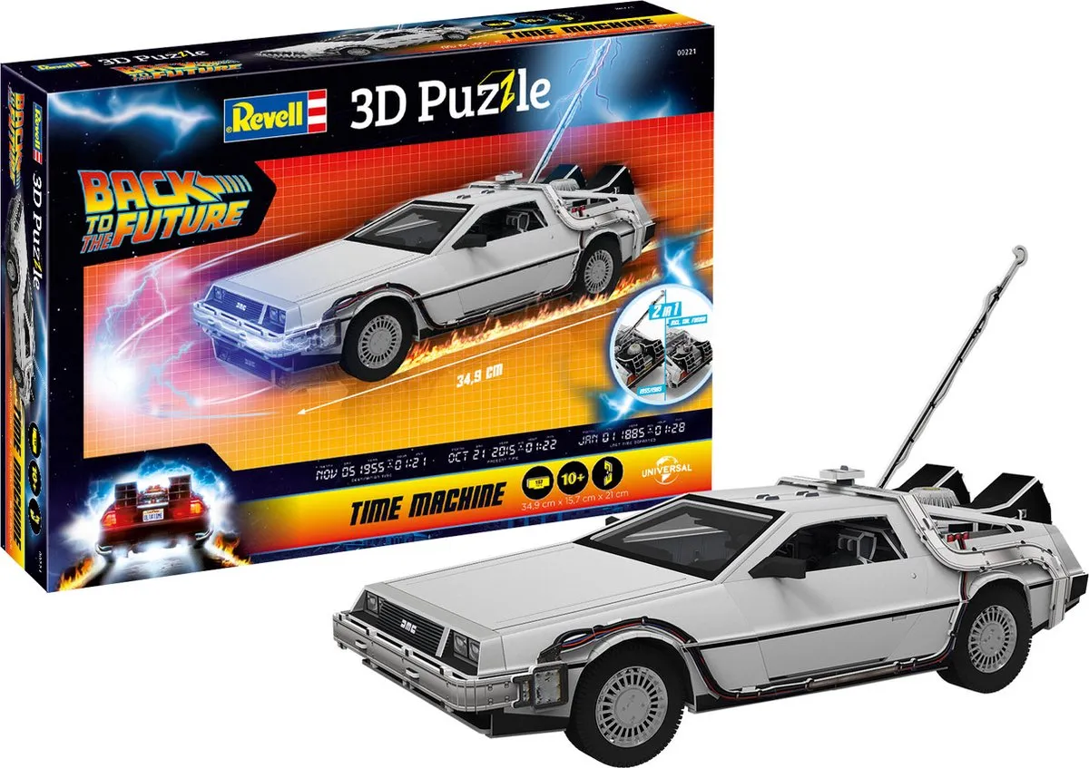 Revell DeLorean Back to the Future 3D Puzzel 157 Stuks - Multi