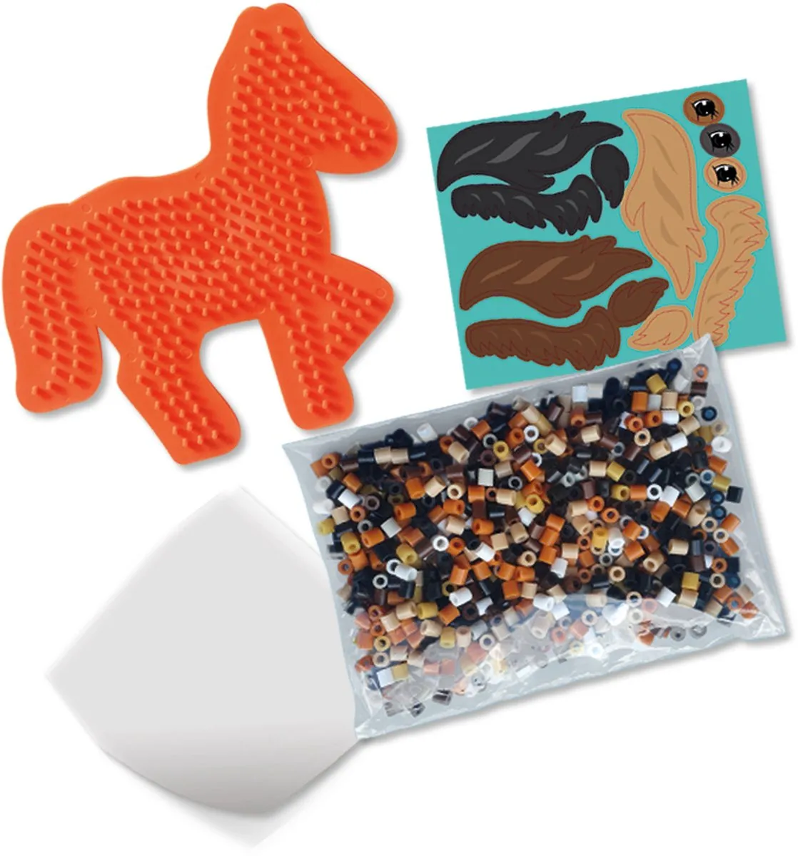 SES Creative Beedz Paard Strijkkralen - 1200 Stuks - 5 Kleuren