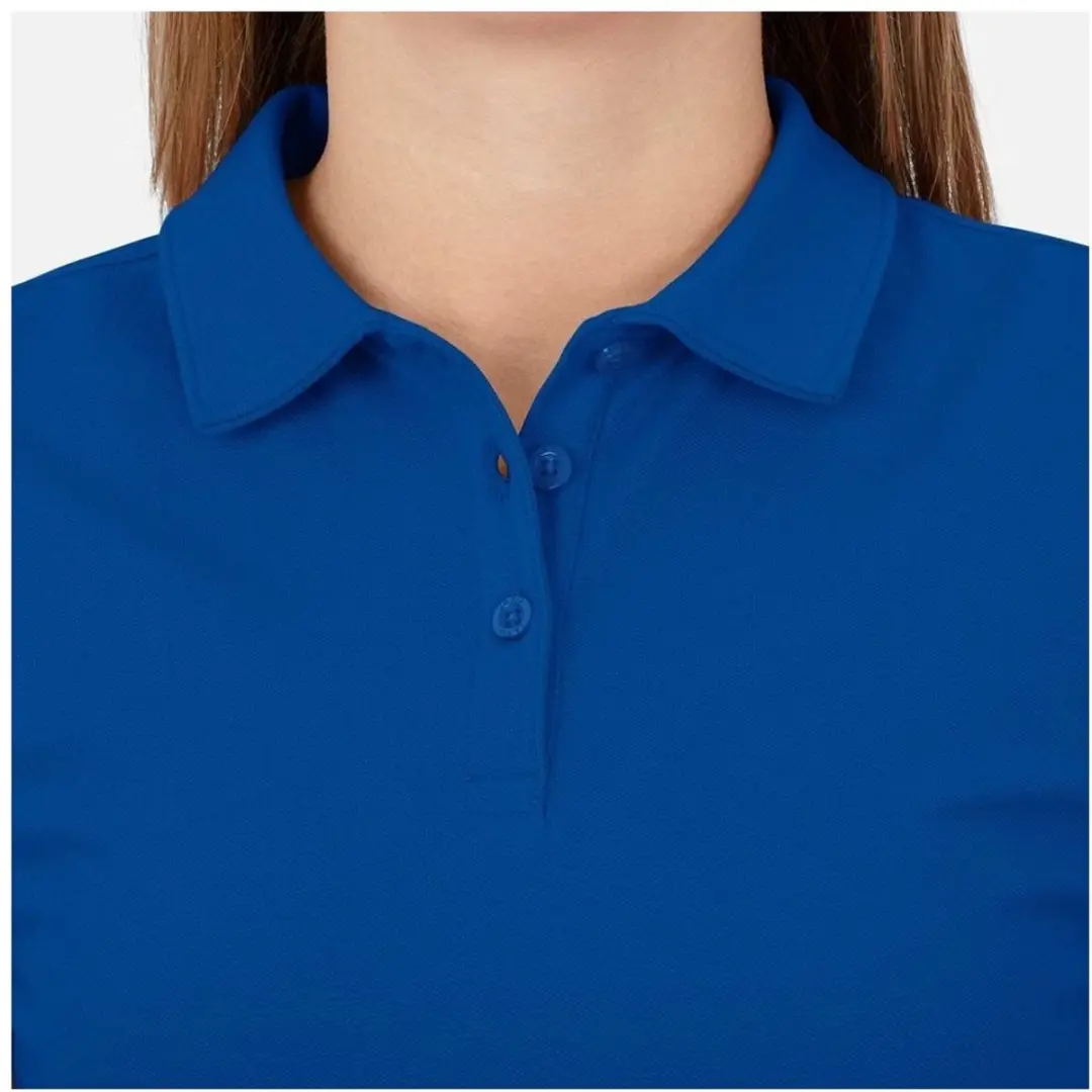 JAKO Organic Polo Stretch Dames 44 - Royal