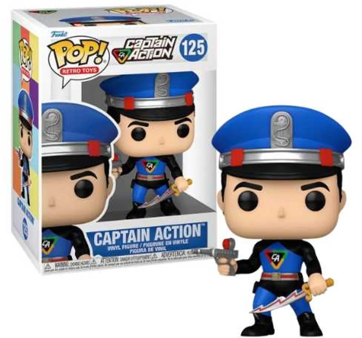 Funko Pop! Captain Action #125 - Veelkleurig - afbeelding 4 van 4