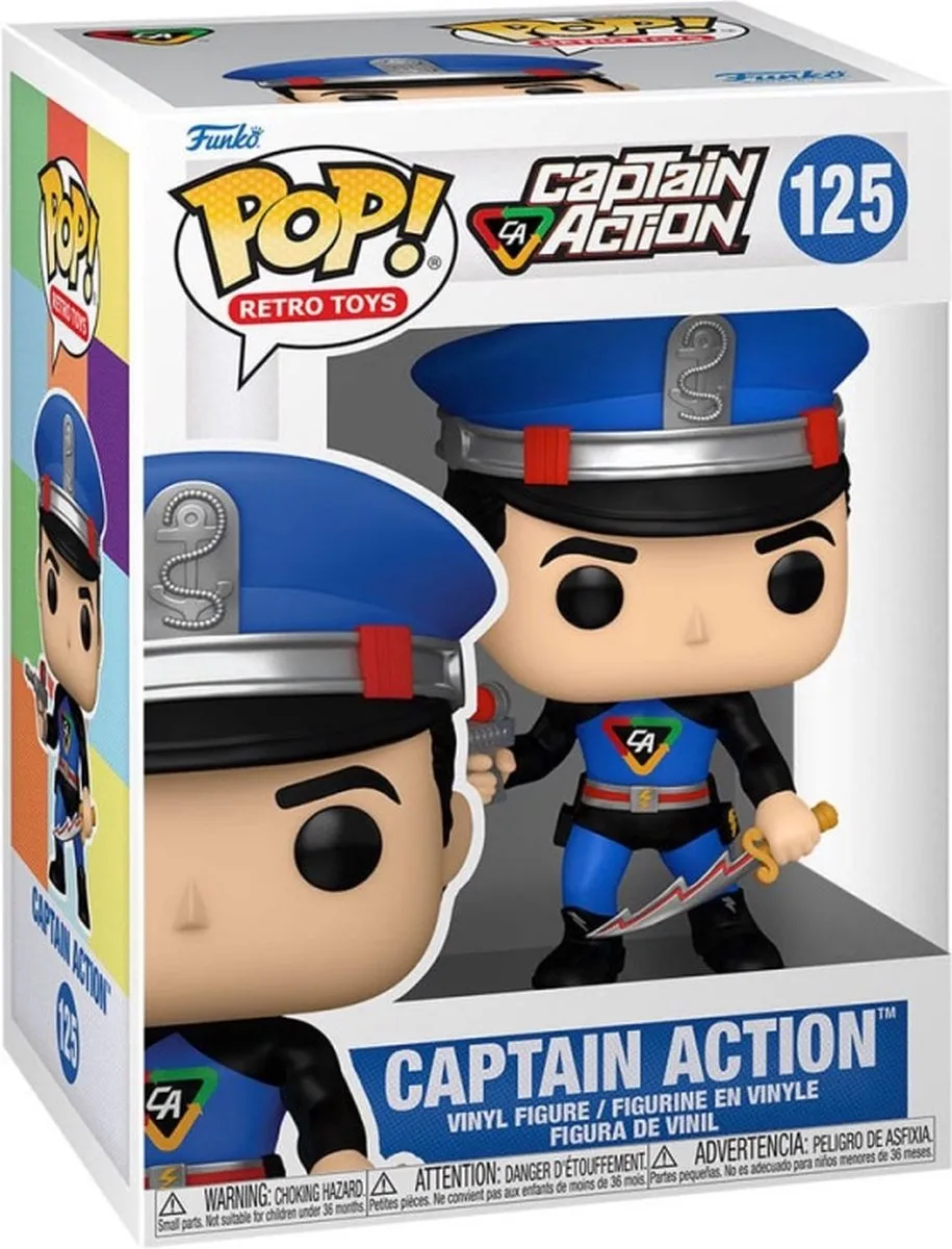 Funko Pop! Captain Action #125 - Veelkleurig - afbeelding 3 van 4
