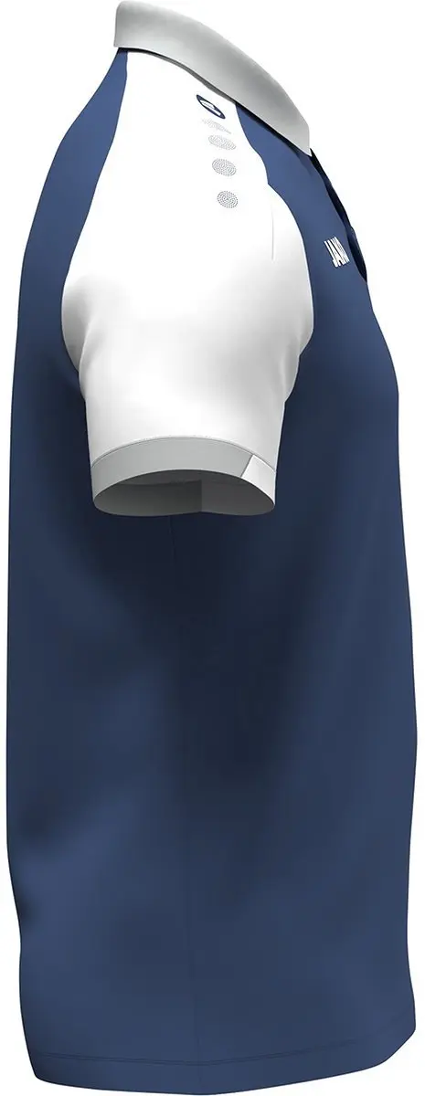 Jako Dynamic Polo Dames XL - Navy/Wit/Lichtgrijs