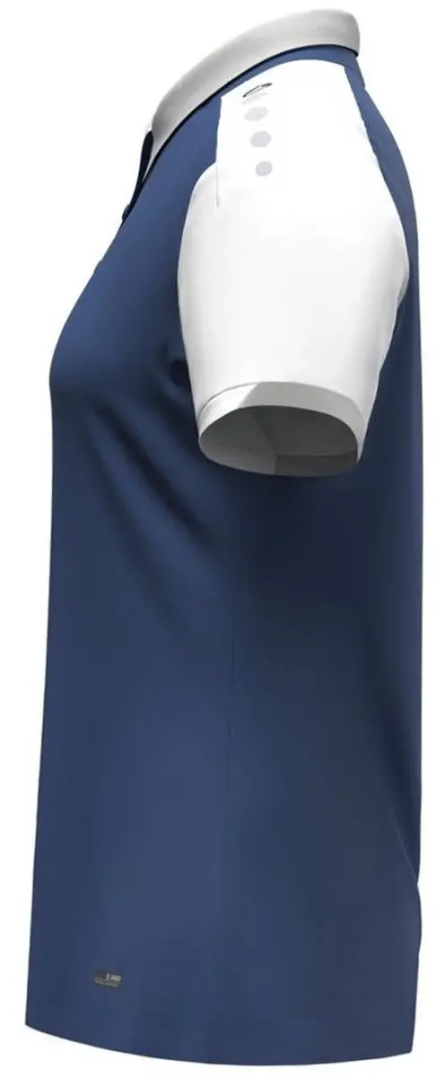 Jako Dynamic Polo Dames XL - Navy/Wit/Lichtgrijs - afbeelding 6 van 6