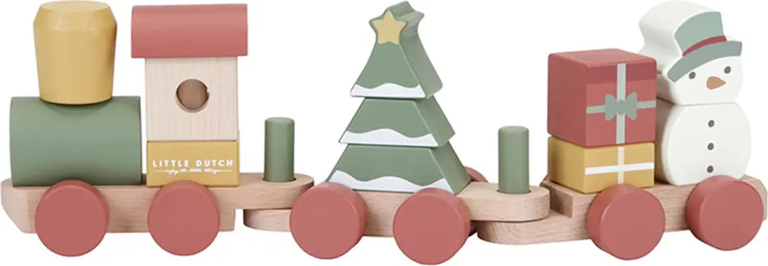 Little Dutch Blokkentrein Kerst