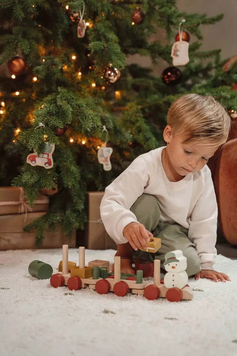 Little Dutch Blokkentrein Kerst