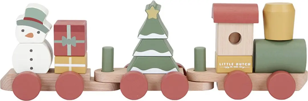 Little Dutch Blokkentrein Kerst