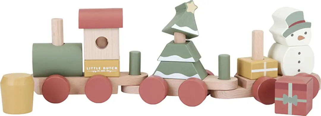 Little Dutch Blokkentrein Kerst