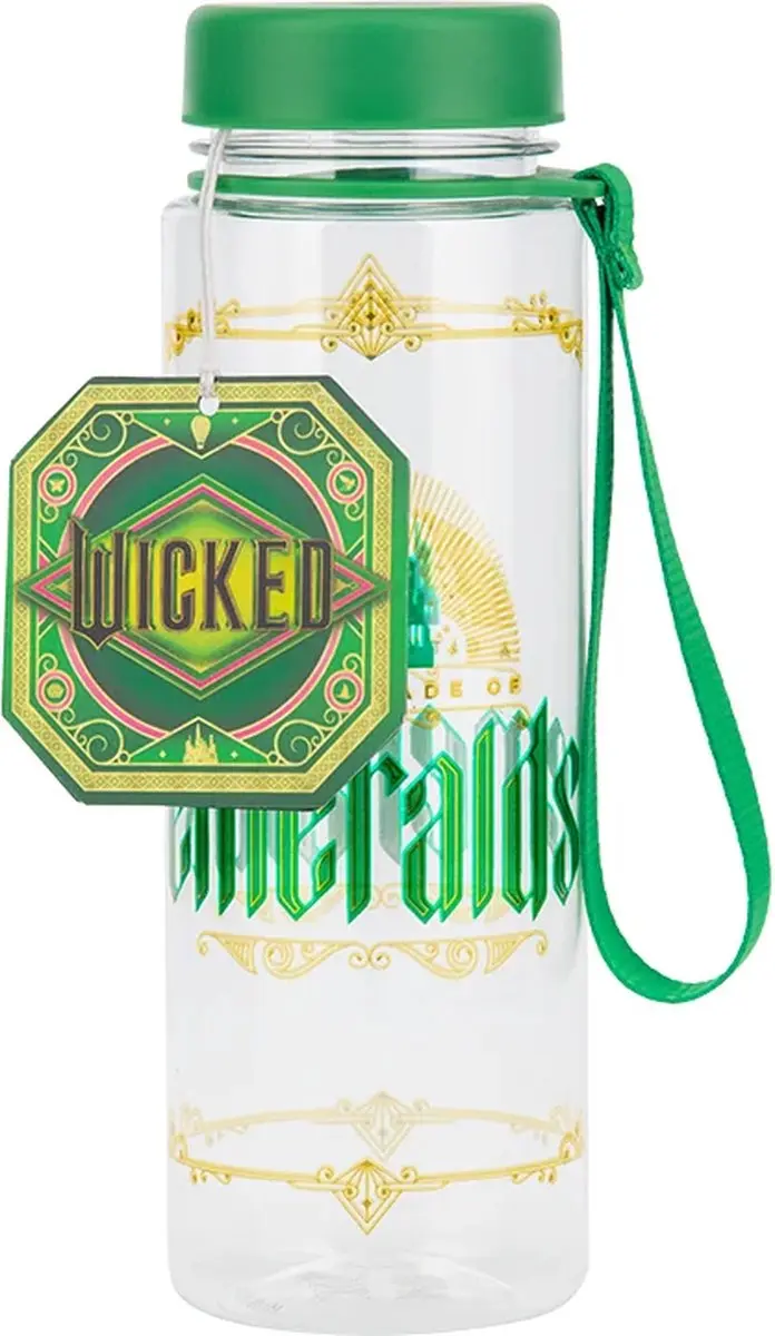 Paladone Wicked Waterfles 650ml - Officieel Gelicentieerde Emerald City - Multi