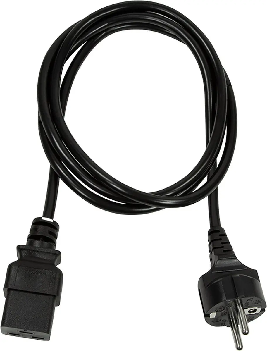 Logilink CP152 IEC C19 naar CEE7/7 Snoer 1,8m - Zwart