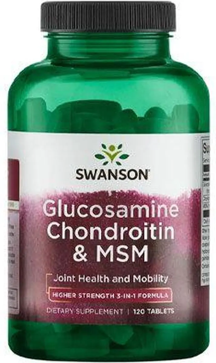 Swanson Glucosamine MSM Chondroitin 120 Tablets