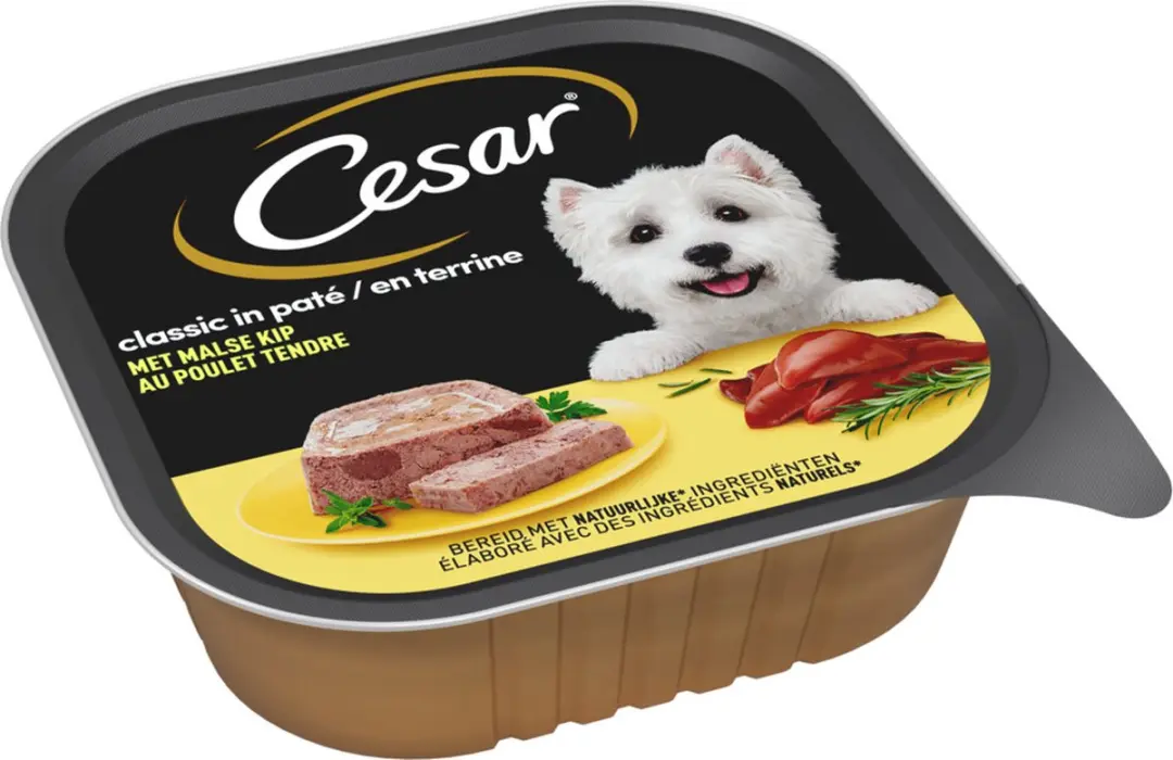 César Alu Classic Hondenvoer Kip 300g