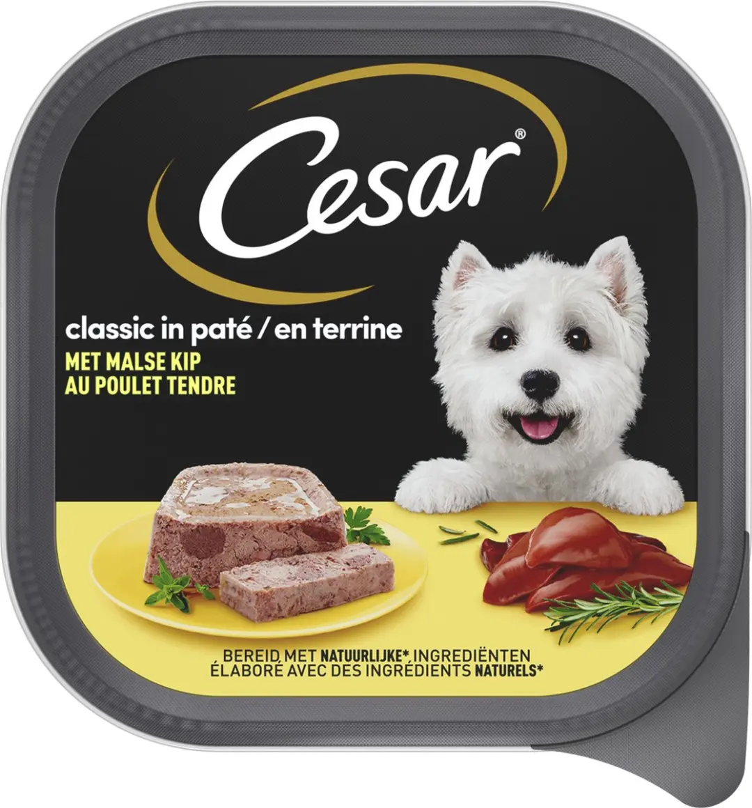 César Alu Classic Hondenvoer Kip 300g