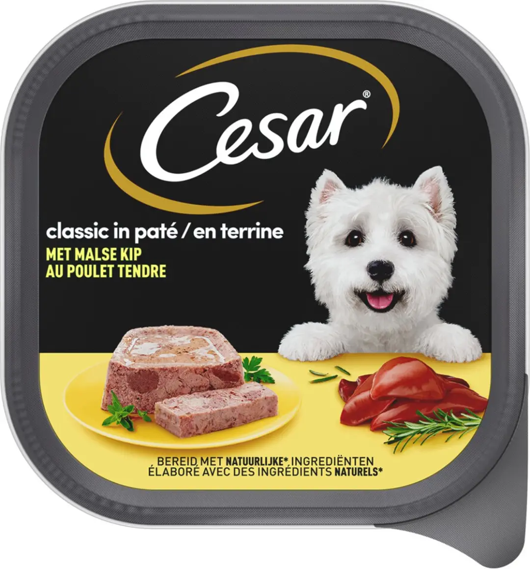 César Alu Classic Hondenvoer Kip 300g