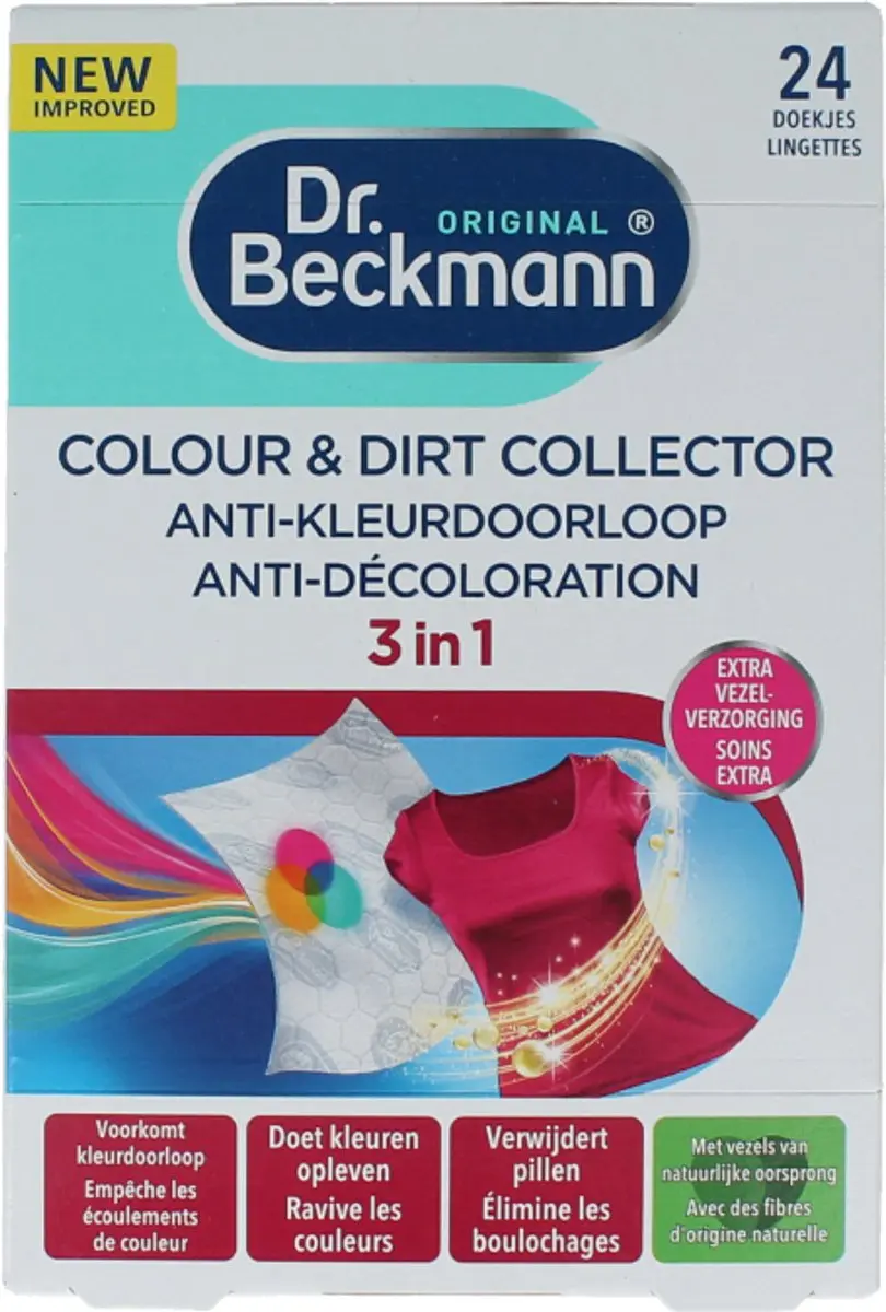 Dr. Beckmann Anti-Kleur Doorloopdoekjes 24 Stuks