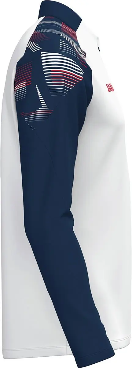 Jako Sonic Ziptop Heren XXL - Wit/Marine/Rood