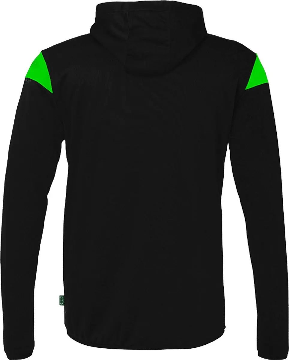Uhlsport Squad 27 Kinderjas - Maat 128 - Zwart/Fluo Groen