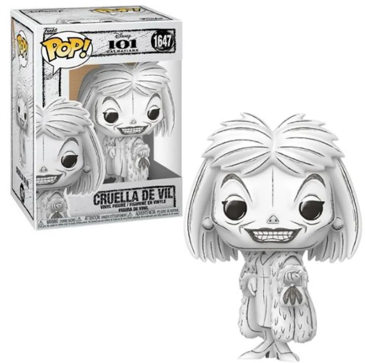 Funko Pop! Disney Sketched Cruella De Vil #1647 - Multicolor
