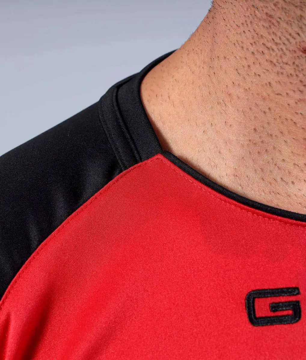 Givova Capo Sport-T-shirt 3XL - Rood/Zwart