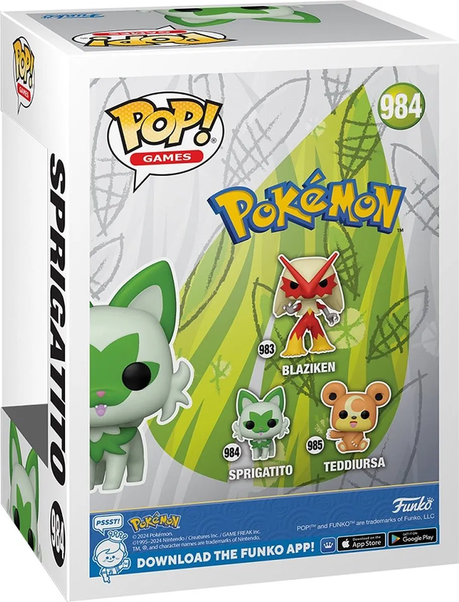 Funko Pop Games Pokémon Sprigatito #984