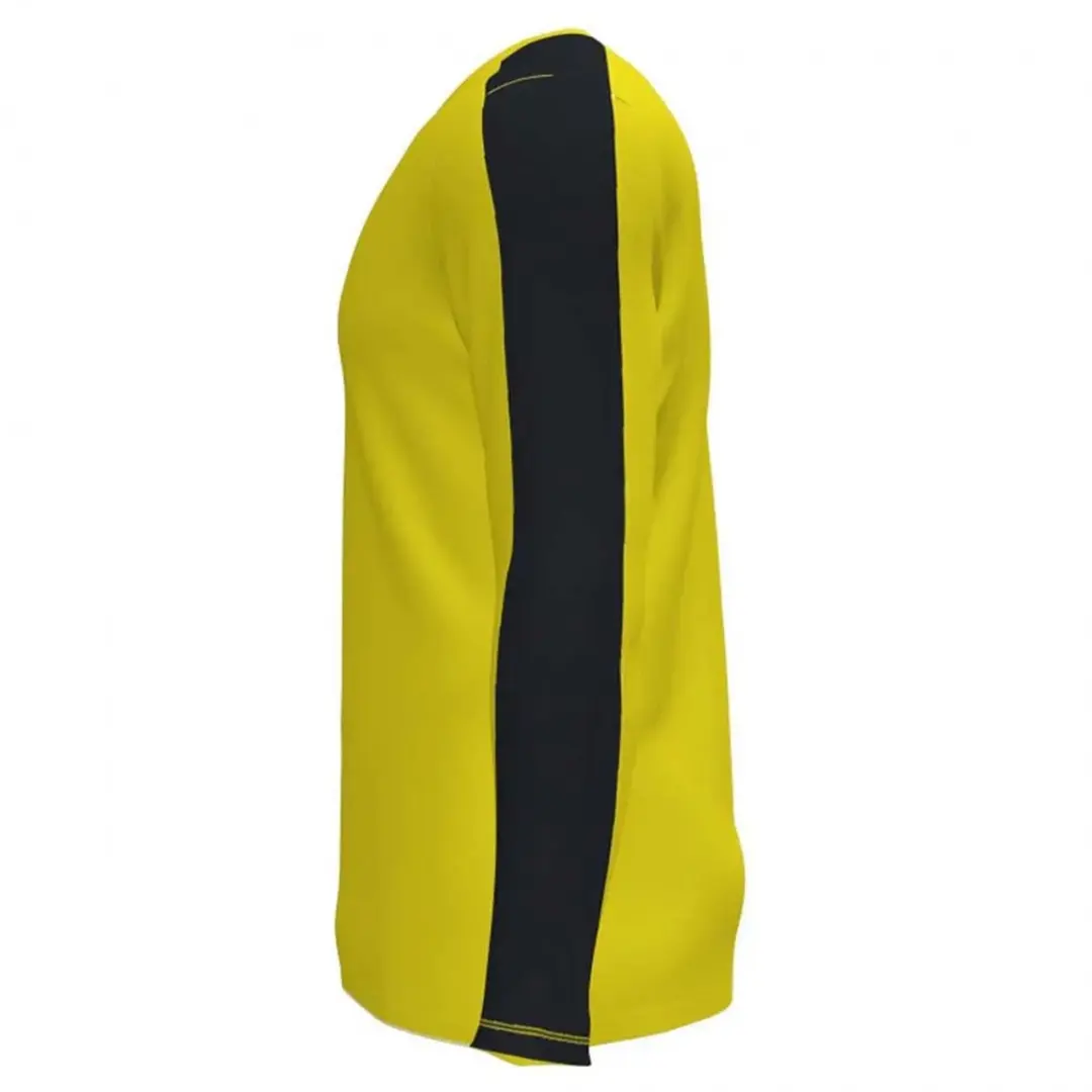 Joma Academy III Voetbalshirt Lange Mouw Heren - Geel/Zwart M