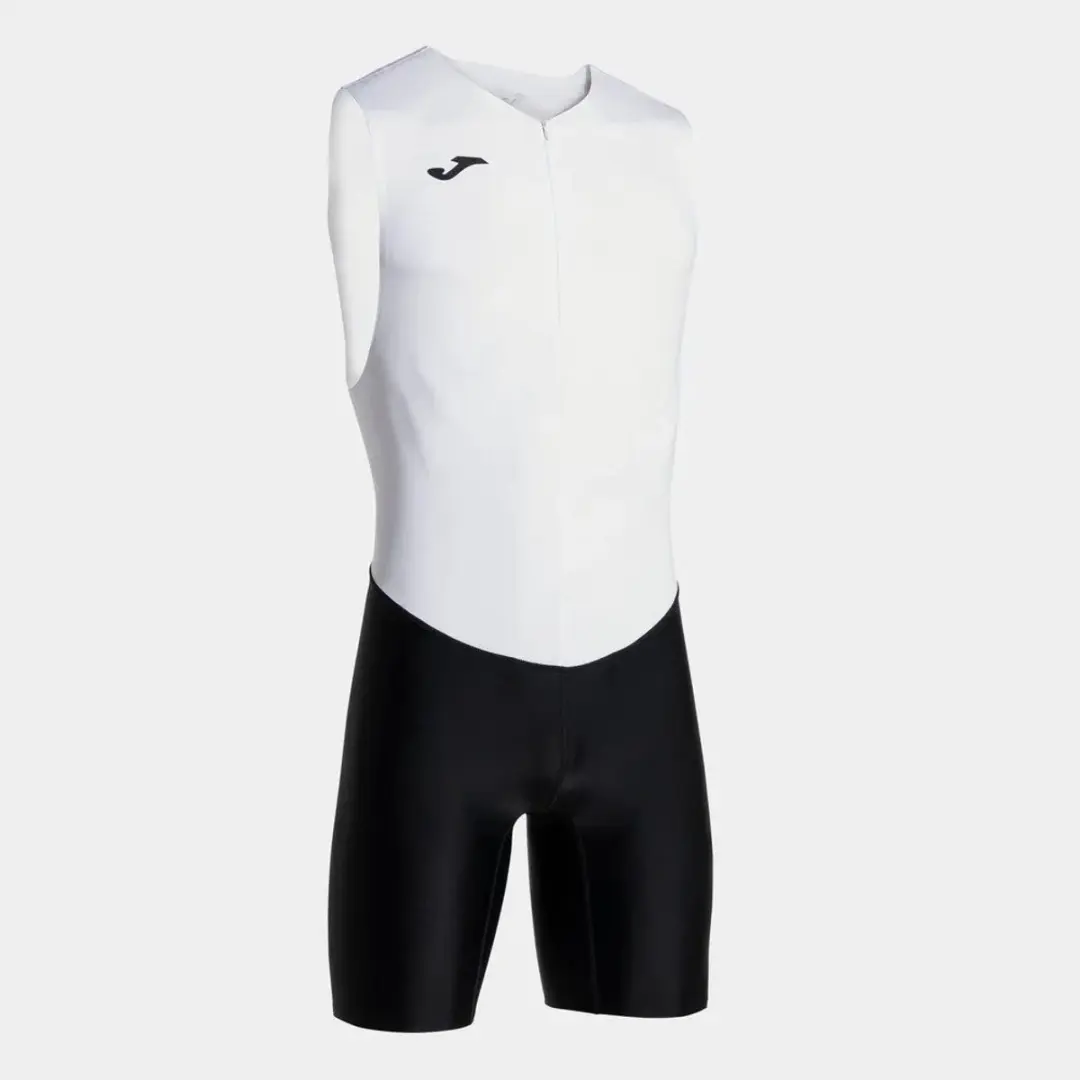 Joma Record II Mouwloos Triatlonpak - L - Wit/Zwart