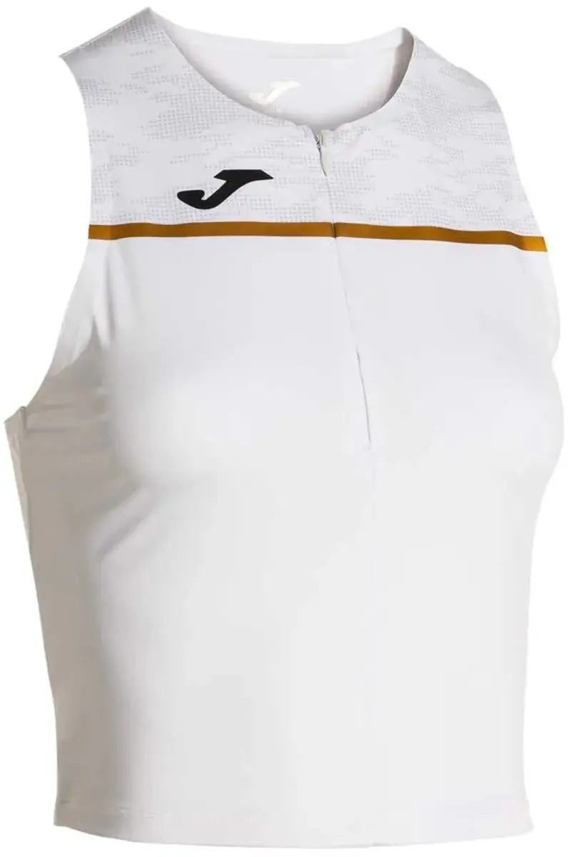Joma Record III Mouwloos T-shirt Wit
