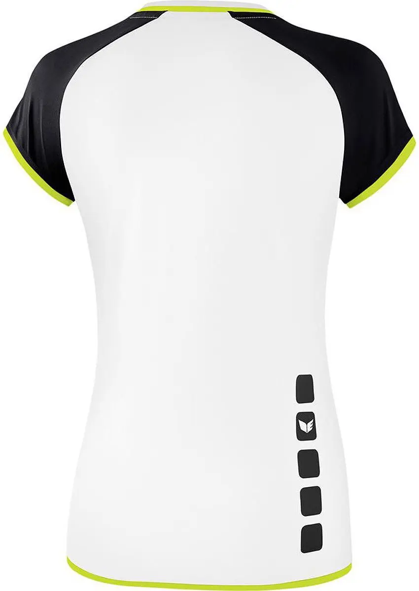 Erima Zenari 3.0 Volleybalshirt Dames - Lime Pop/Zwart/Wit 32