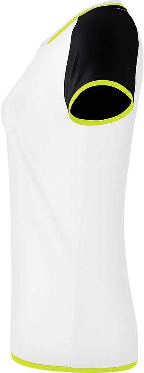 Erima Zenari 3.0 Volleybalshirt Dames - Lime Pop/Zwart/Wit 32