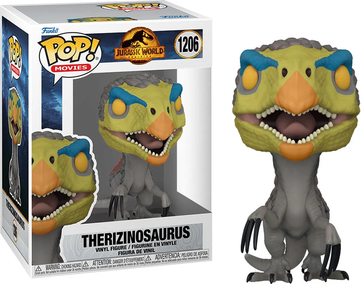 Funko Jurassic World POP! Therizinosaurus 55293 - 9cm - Multicolor