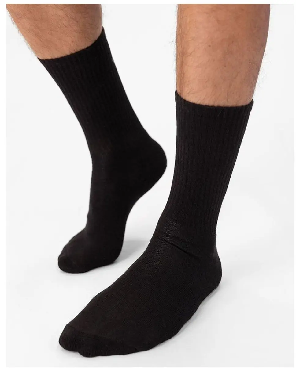 JAKO 3-Pack Sok Lang 35-38 - Zwart