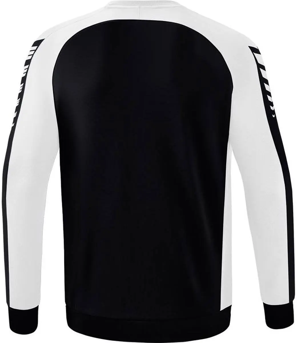 Erima Six Wings Sweatshirt Kinderen 152 - Zwart/Wit