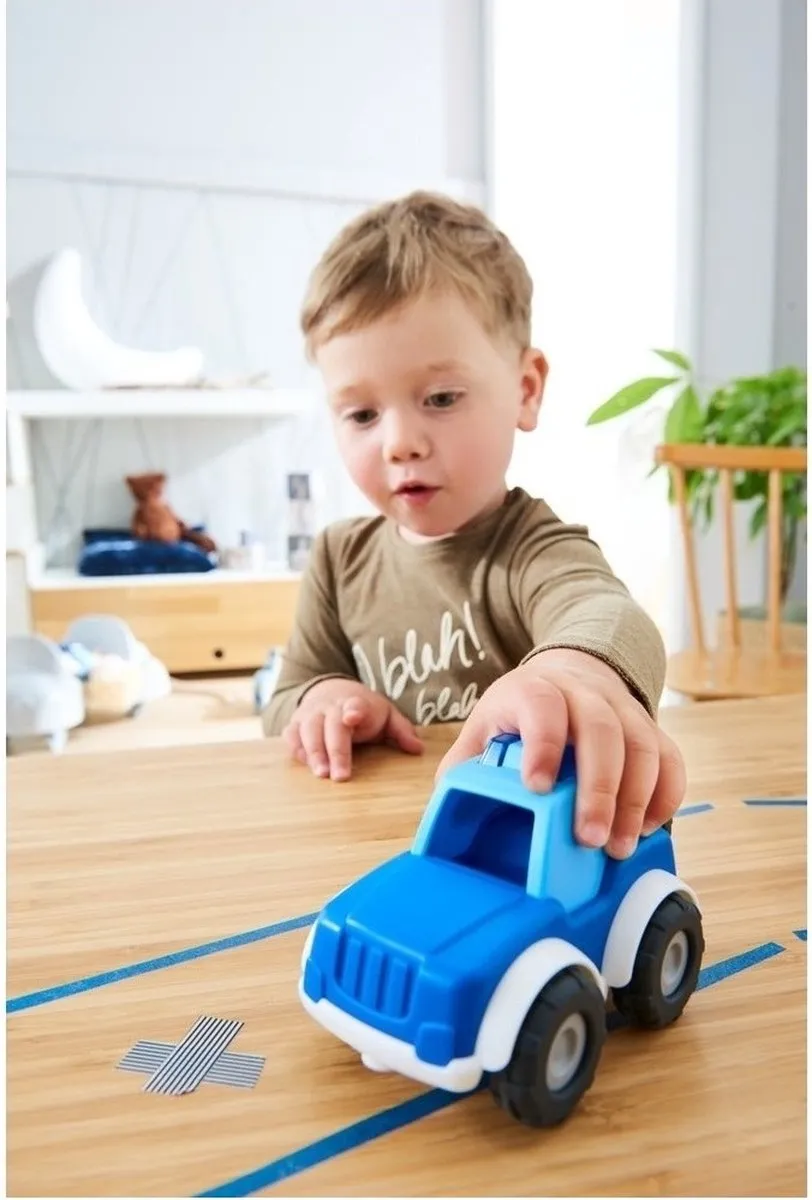 Haba Politiewagen 13x8cm - Blauw/Grijs