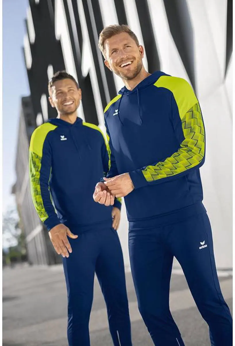 Erima Evo Star Sweatshirt Kinderen 140 - Marine/Geel