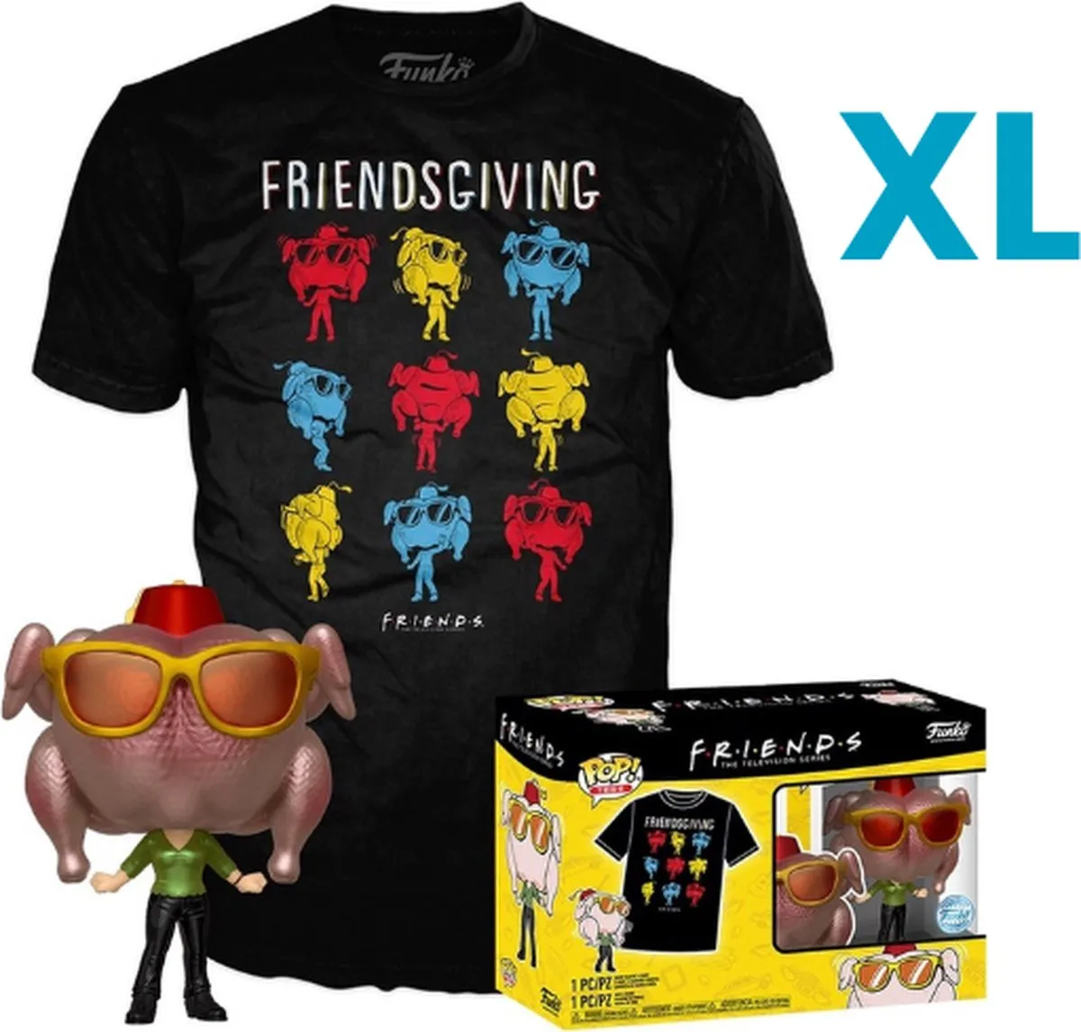 Funko Friends Monica Geller Pop Tees T-shirt - XL - Multi - afbeelding 6 van 6