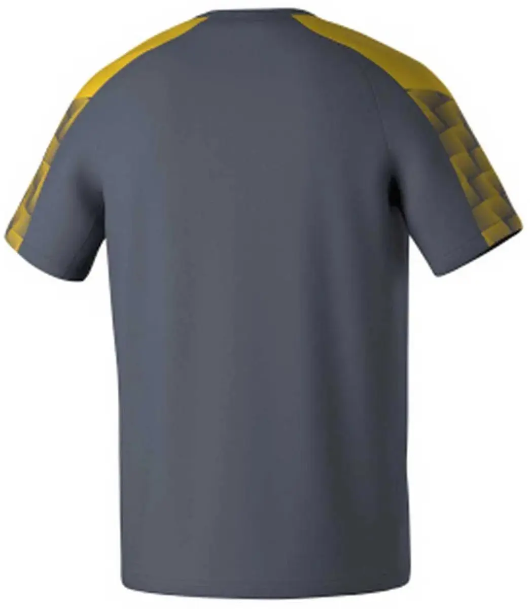 Erima Evo Star T-Shirt Heren - Grijs/Geel - XXL