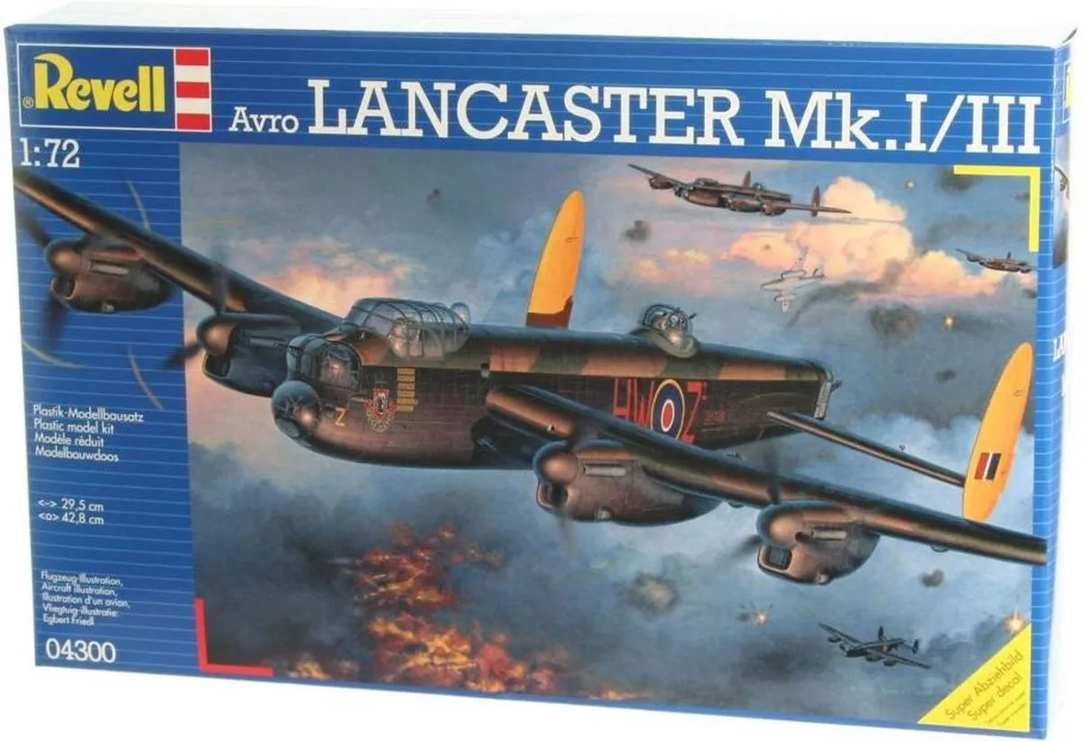 Revell 04300 Avro Lancaster Mk.I/III Modelbouwpakket - 1:72 - Multi
