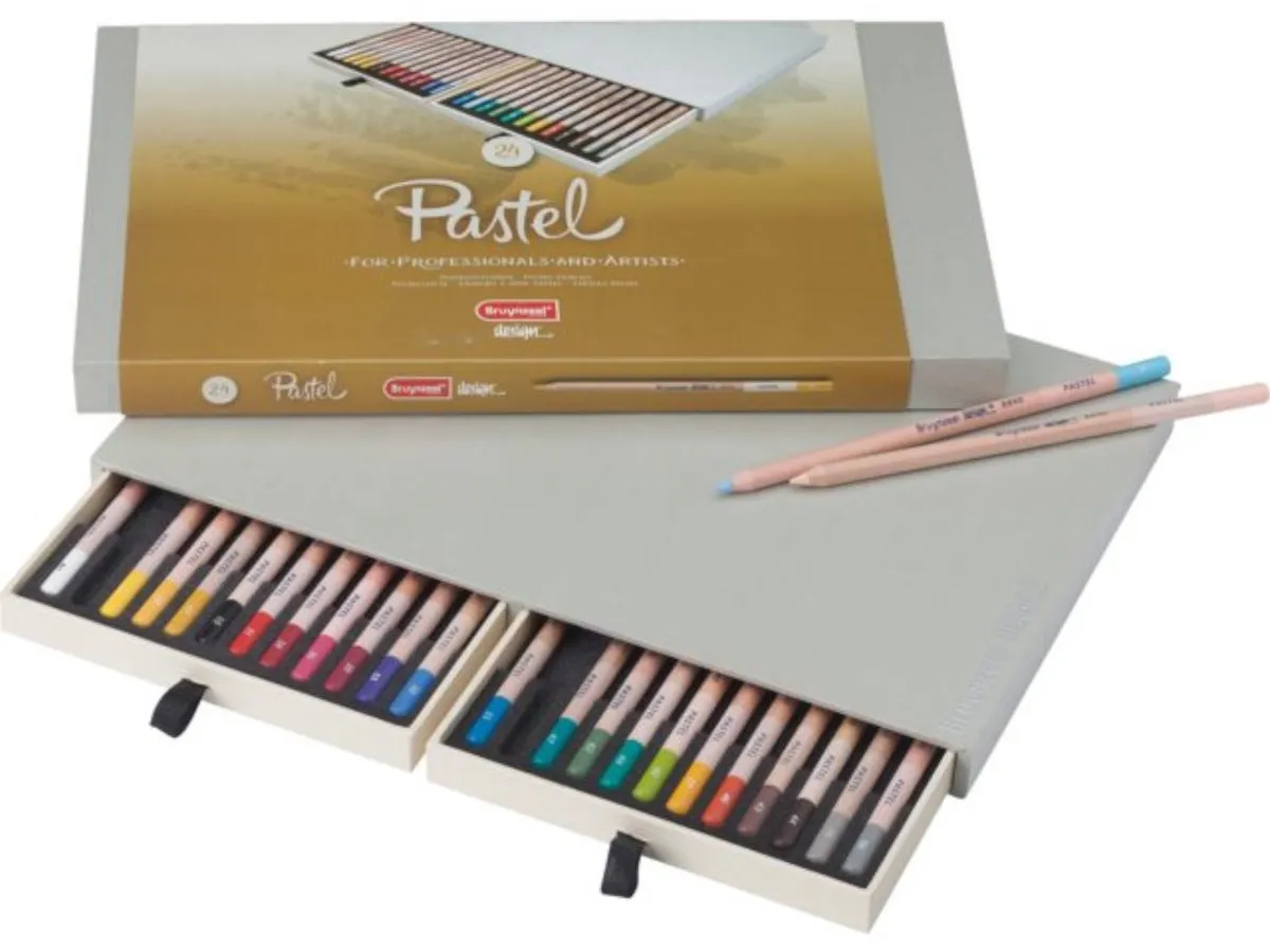 Bruynzeel Design Pastelpotloodbox 24 Kleuren - afbeelding 6 van 6