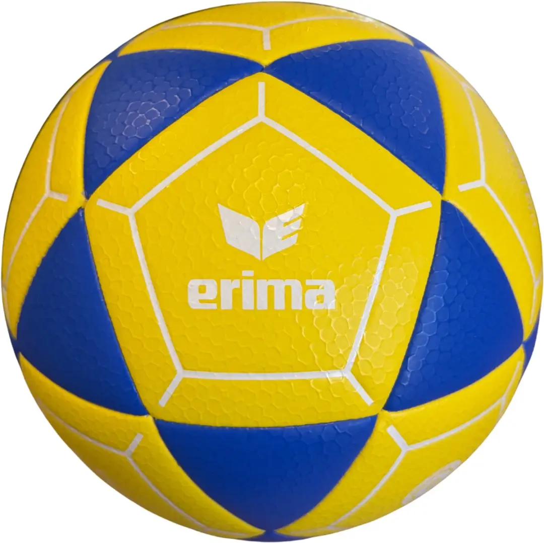 Erima Equal Pro Korfbal Maat 5 - Geel/Blauw/Wit - afbeelding 4 van 4