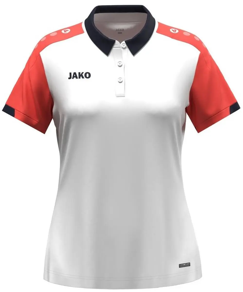 Jako Dynamic Polo Dames - Wit/Koraal/Marine S - afbeelding 6 van 6