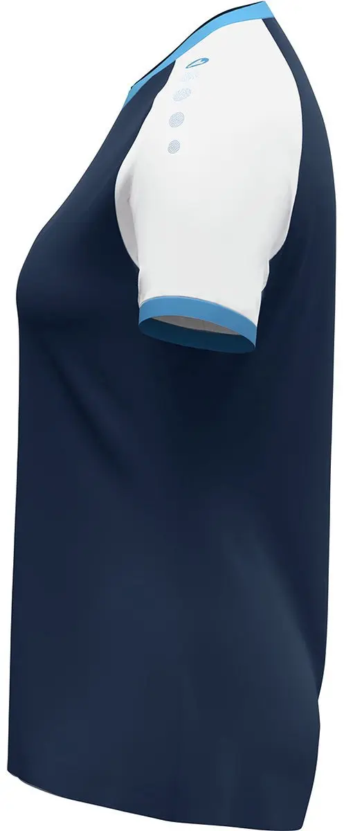 Jako Dynamic Shirt Korte Mouw Dames M - Marine/Wit/Hemelsblauw