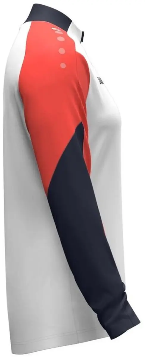 Jako Dynamic Ziptop Dames - M - Wit/Koraal/Blauw