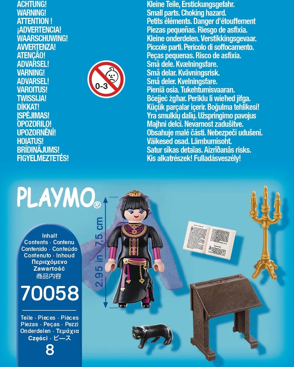 Playmobil Heks met Toverboek 70058 - Multicolor
