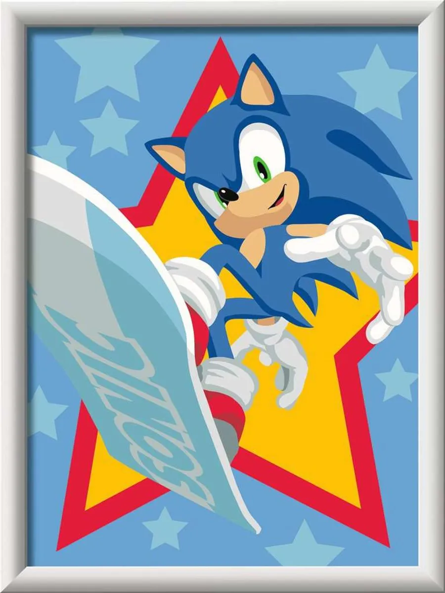 Ravensburger CreArt Speedy Sonic Schilderset - Meerkleurig