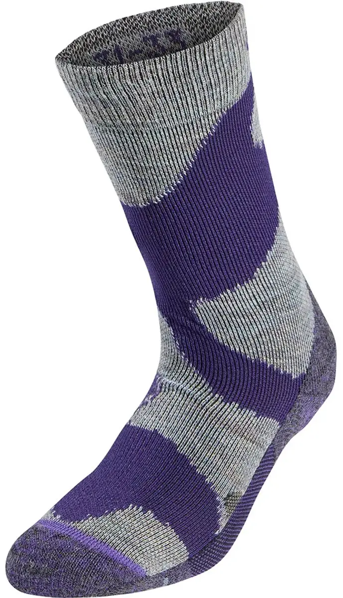 ODLO Merino Warm Sokken - Grijs/Paars - EU 23-26 - afbeelding 6 van 6