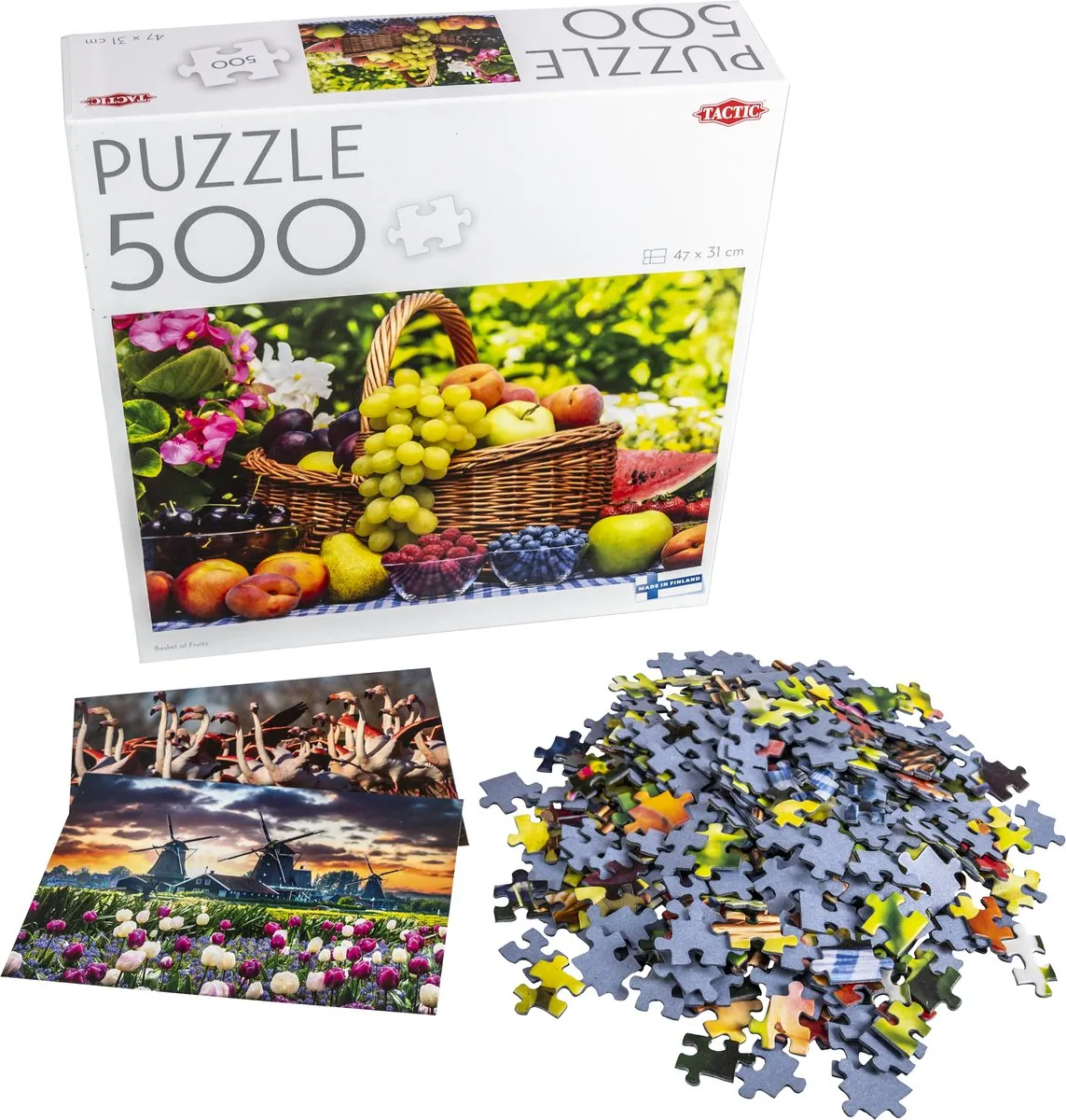 Tactic Basket of Fruits Puzzle 500 Stuks - Meerkleurig