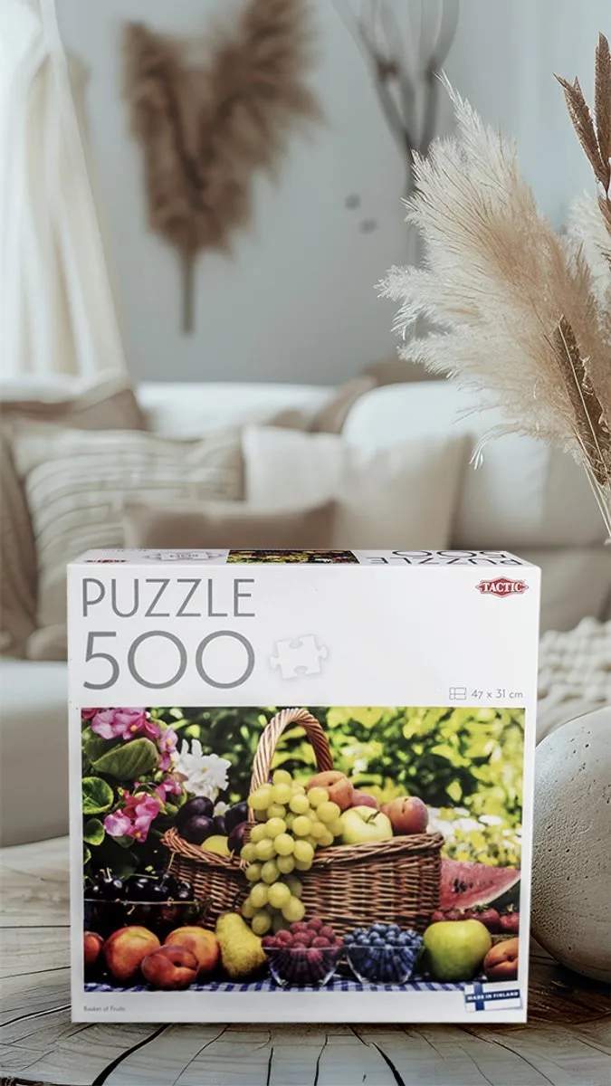 Tactic Basket of Fruits Puzzle 500 Stuks - Meerkleurig
