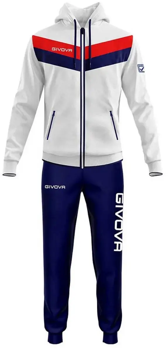 Givova Matador Trainingspak - Wit/Blauw XS - afbeelding 4 van 4