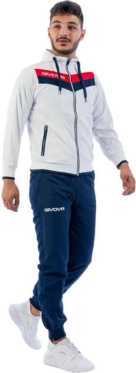 Givova Matador Trainingspak - Wit/Blauw XS - afbeelding 3 van 4